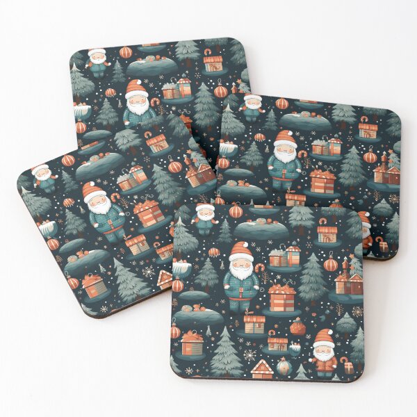 Item preview, Santa's Workshop, Christmas paper, seamless pattern No.011 designed and sold by GoDATAP.