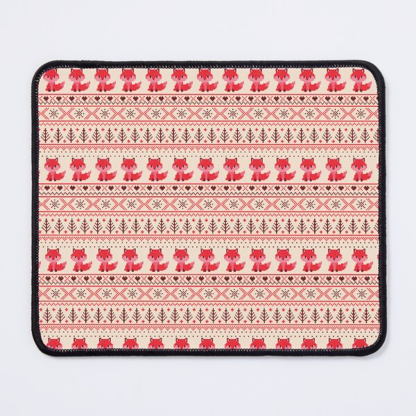 Item preview, christmas foxes, cute pattern for kids designed and sold by Meandmyshop.
