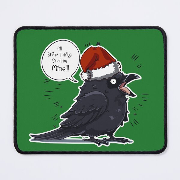 Item preview, Santa Crow All Shiny Things Shall be Mine designed and sold by myanko.