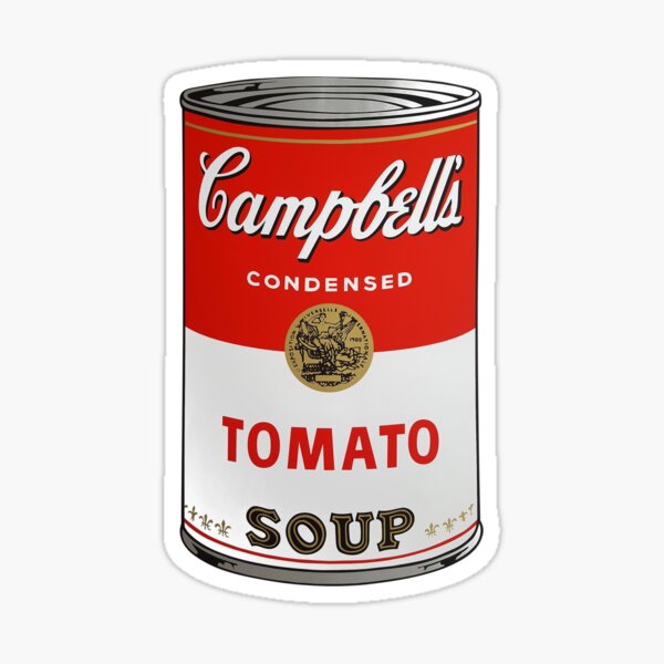 Item preview, Campbell's Soup Can - vintage designed and sold by PIXEL POP DESIGNS - Beyond the Norm!.