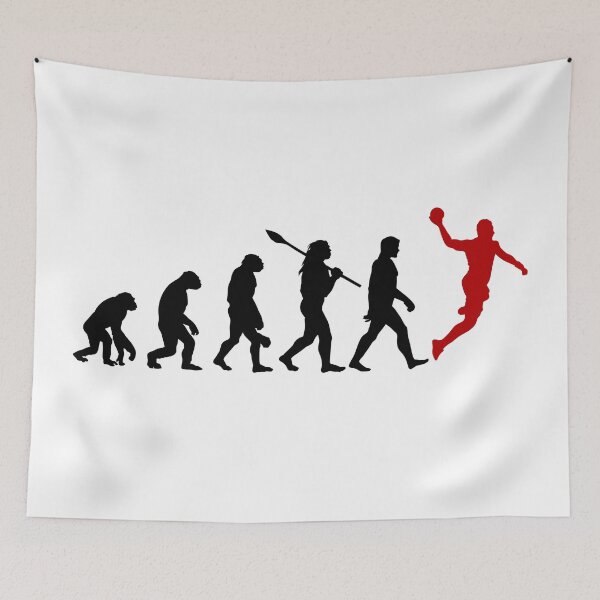 Item preview, Funny Hanball Human Evolution of Man designed and sold by fomodesigns.