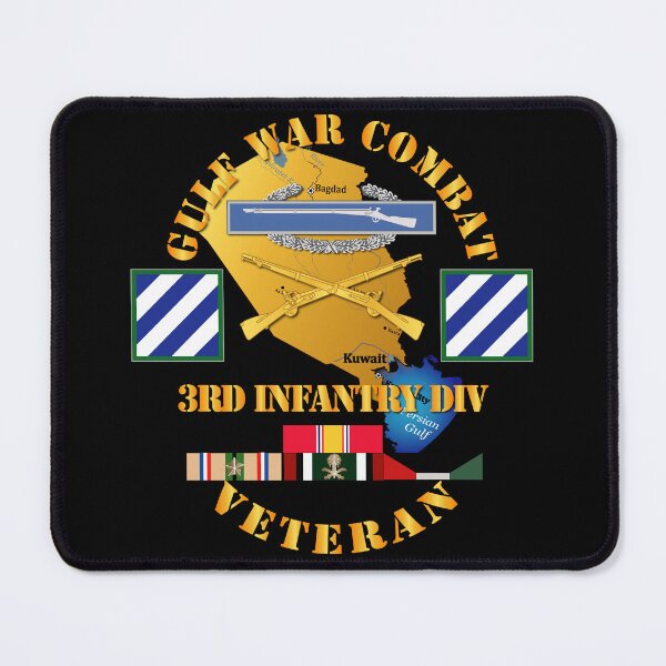 Item preview, Army - Gulf War Combat Infantry Vet w 3rd ID SSI designed and sold by Military Insignia Products.