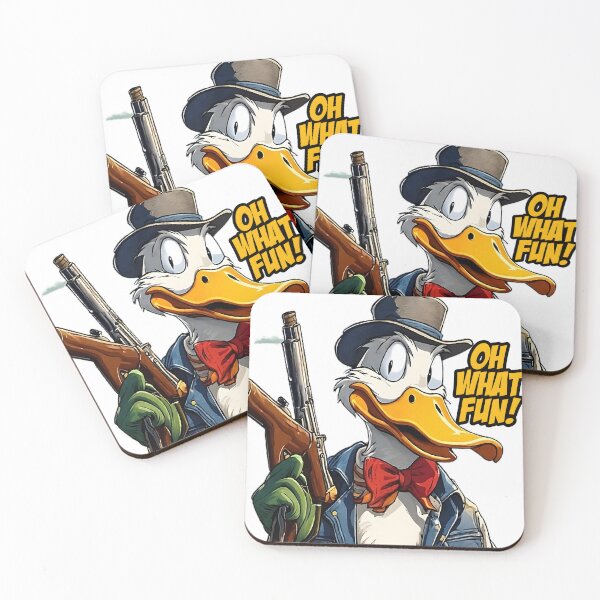 Item preview, Duck And Gun Oh What Fun Funny Duck  designed and sold by KitonicTees.