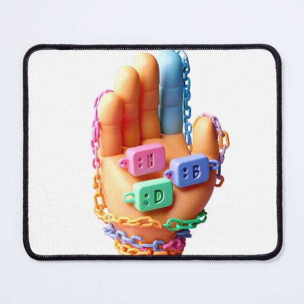 Item preview, Hand with HBD Plaques designed and sold by Glariix.