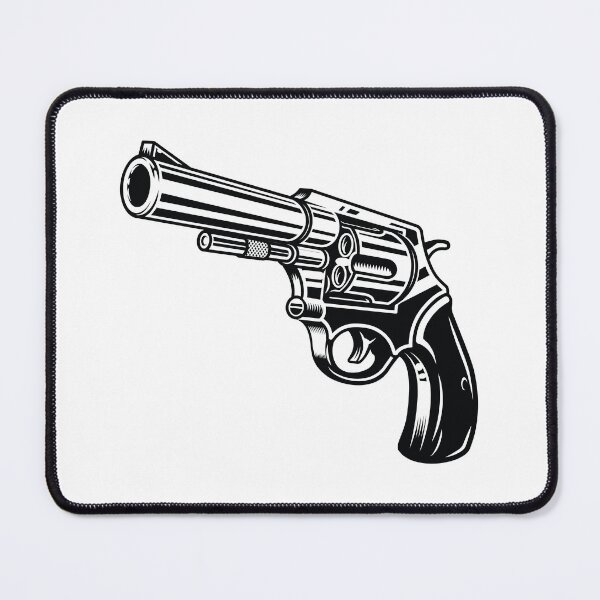 Item preview, Silhouette Retro Gun designed and sold by Islanr.