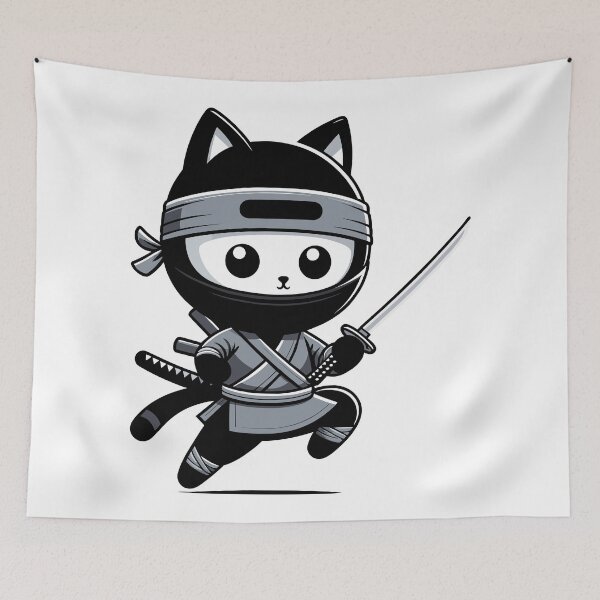 Item preview, Stealthy Ninja Cat designed and sold by RyanBelandres.