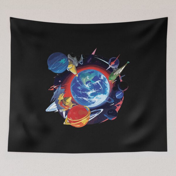Item preview, space planets designed and sold by asmaa gamal.