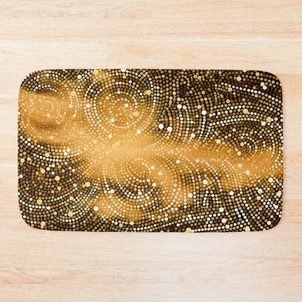 Item preview, Magical golden pattern designed and sold by AI-Only Creations.