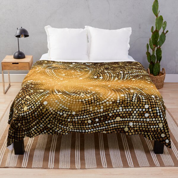 Item preview, Magical golden pattern designed and sold by AI-Only Creations.