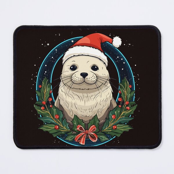 Item preview, Christmas Harp Seal designed and sold by creativellashop.
