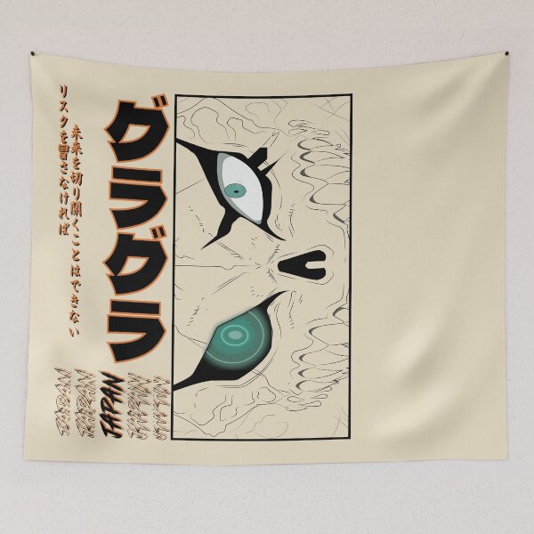 Item preview, Awakening Anime Eyes Monster Japanese Typography Manga Art designed and sold by Otakurypto.