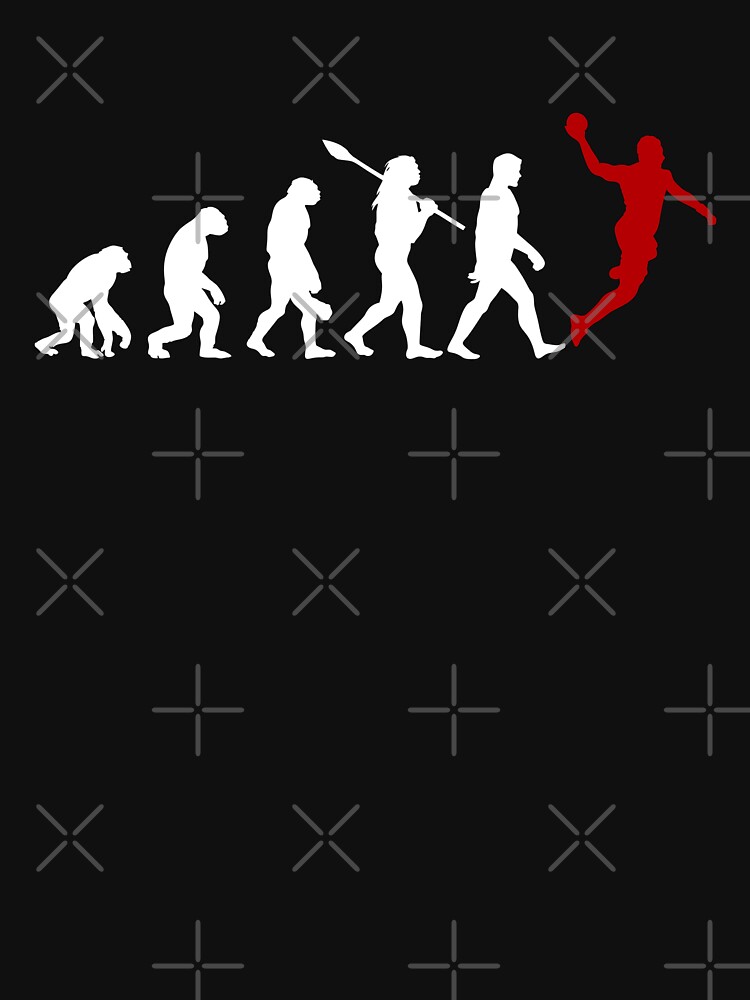 Thumbnail 7 of 7, Classic T-Shirt, Handball Player Evolution of Man Funny designed and sold by fomodesigns.