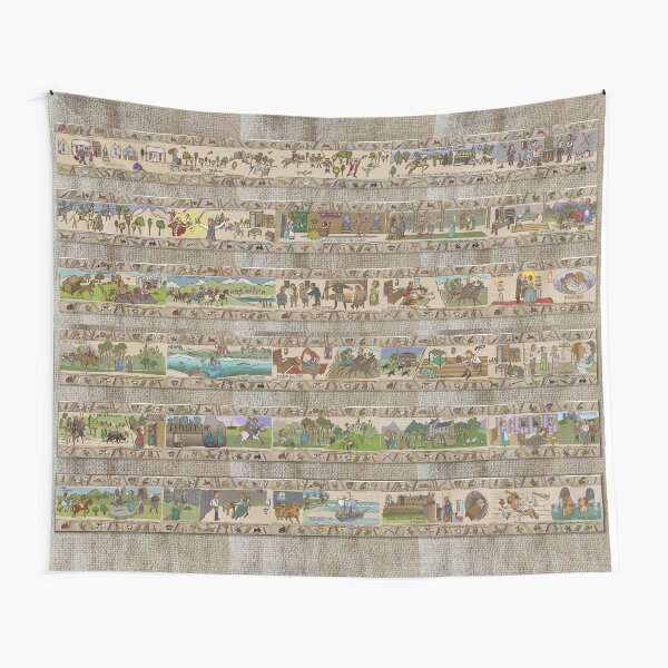 The whole Gabeaux Tapestry - story of Outlander Tapestry