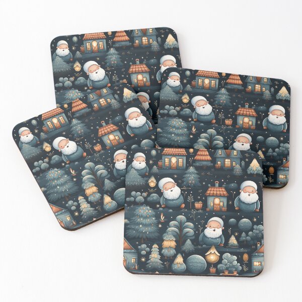 Item preview, Santa's Workshop, Christmas paper, seamless pattern No.013 designed and sold by GoDATAP.