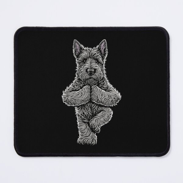 Item preview, Scottish Terrier Yoga Dog Puppy Funny Dogs Tree Pose Asana designed and sold by GrandeDuc.