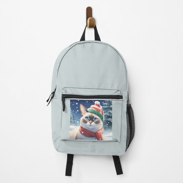 Item preview, Christmas colourpoint cat portrait designed and sold by YukiKenji.