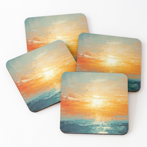 Artikelvorschau, Entdecken Sie "Simplistic & Minimalistic Vintage Sunset" Abstrakte Kunst entworfen und verkauft von ArtificialGenes.
