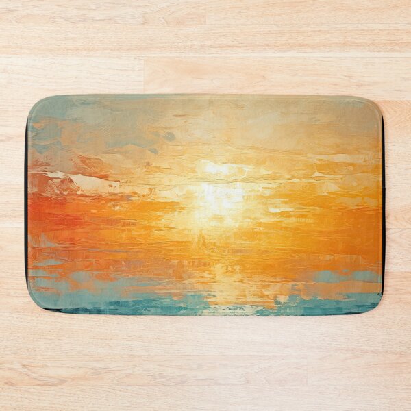 Artikelvorschau, Entdecken Sie "Simplistic & Minimalistic Vintage Sunset" Abstrakte Kunst entworfen und verkauft von ArtificialGenes.