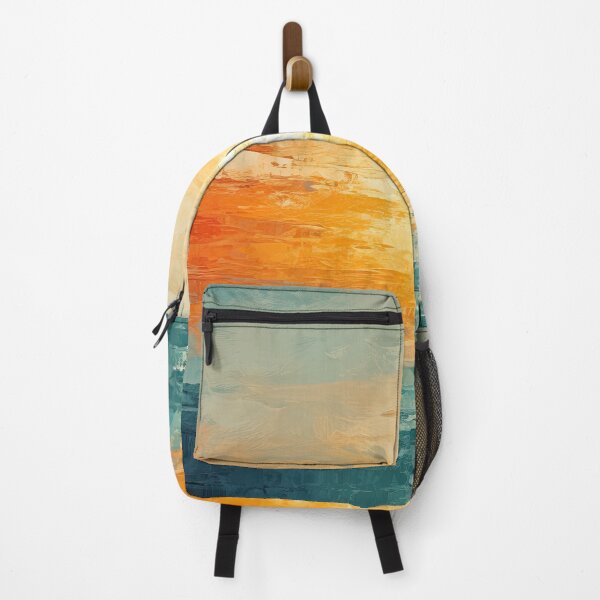 Artikelvorschau, Entdecken Sie "Simplistic & Minimalistic Vintage Sunset" Abstrakte Kunst entworfen und verkauft von ArtificialGenes.