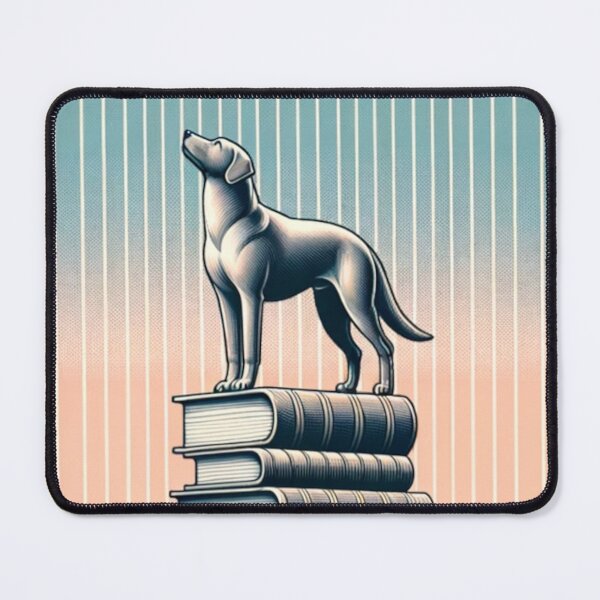 Item preview, Canine atop Literary Peaks designed and sold by AnCollection.
