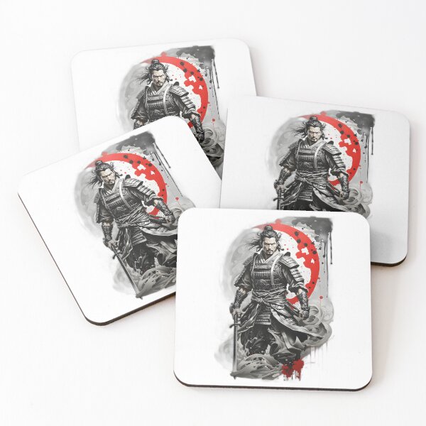 Item preview, Samurai Warrior Tattoo Art Design designed and sold by TrendiKloset.