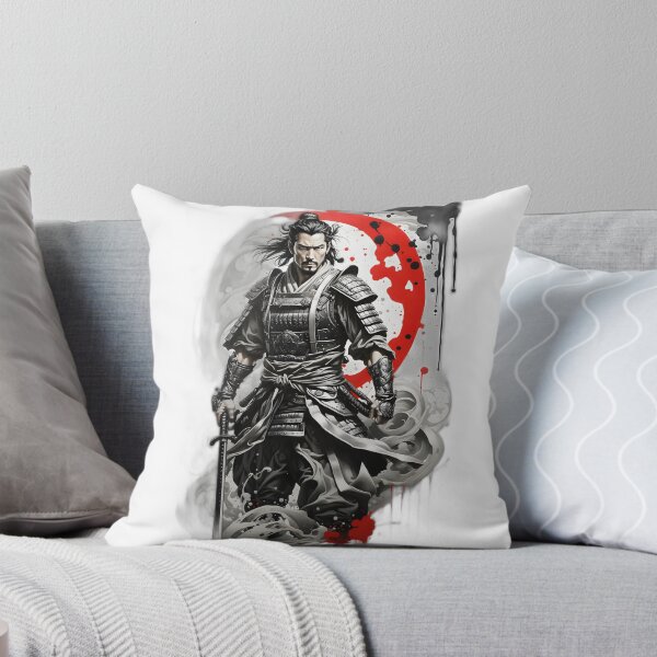 Item preview, Samurai Warrior Tattoo Art Design designed and sold by TrendiKloset.