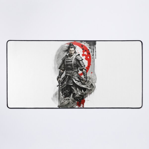 Item preview, Samurai Warrior Tattoo Art Design designed and sold by TrendiKloset.