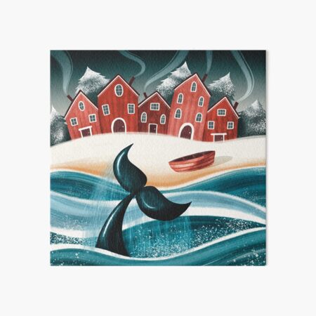 Whale Sighting Art Board Print