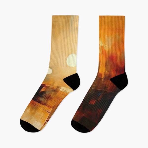 Item preview, Explore "Simplistic & Minimalistic Vintage Sunset" Abstract Art designed and sold by ArtificialGenes.