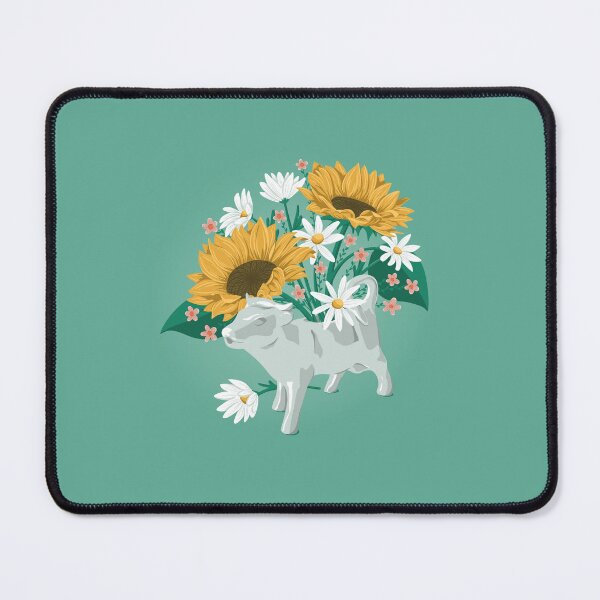 Item preview, Cow Creamer Sunflower and Daisy Bouquet designed and sold by KatrinaJeanC.