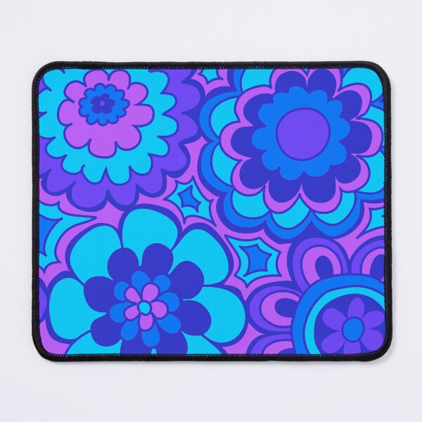 Item preview, 239 Seventies Flowers Purple designed and sold by Cressidacarr.