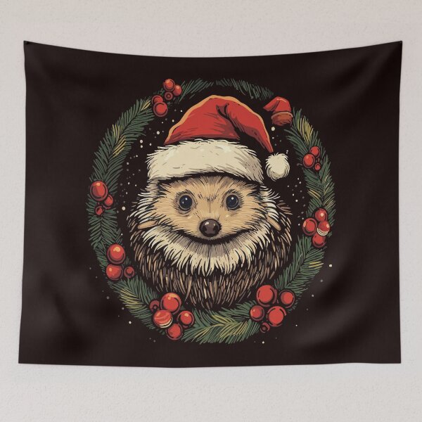 Item preview, Christmas Hedgehog designed and sold by creativellashop.