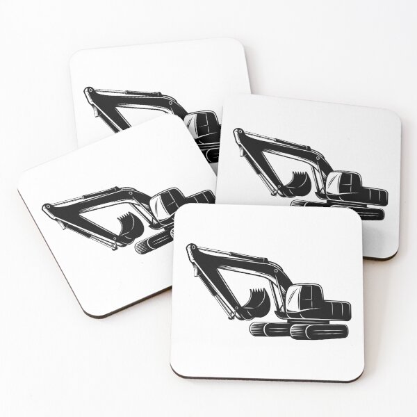Item preview, Black Hydraulic Excavator Machinery designed and sold by Islanr.