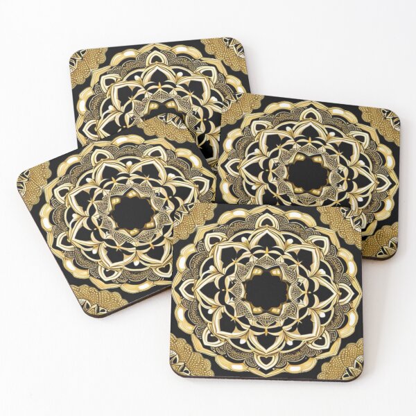 Item preview, Luxurious Golden Mandala pattern designed and sold by EasyPrints337.