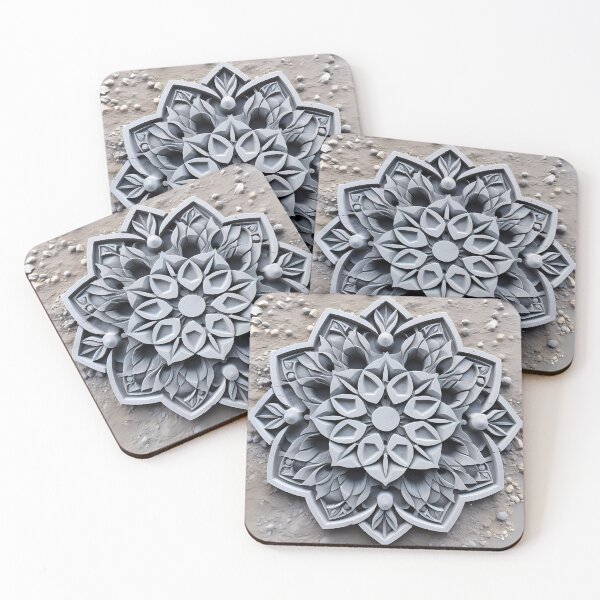 Item preview, Mandala - Concrete - Fiber designed and sold by aleibanez.