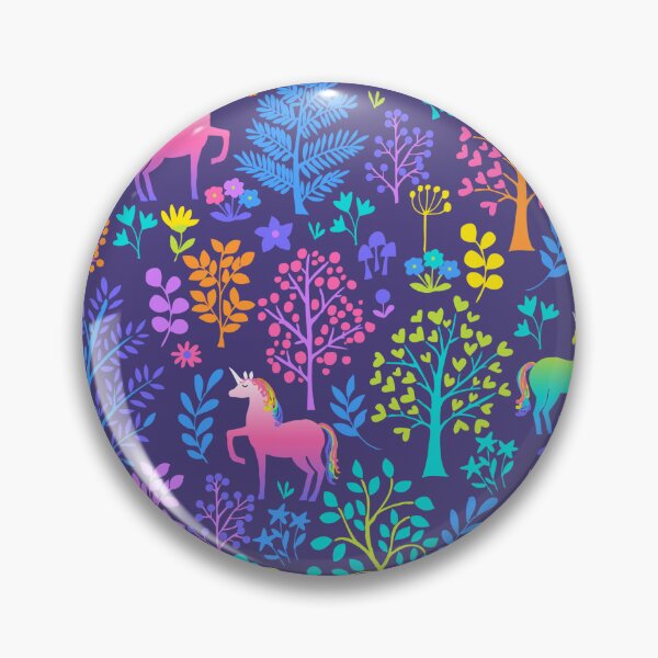 Item preview, 136 Rainbow Unicorn Forrest designed and sold by Cressidacarr.