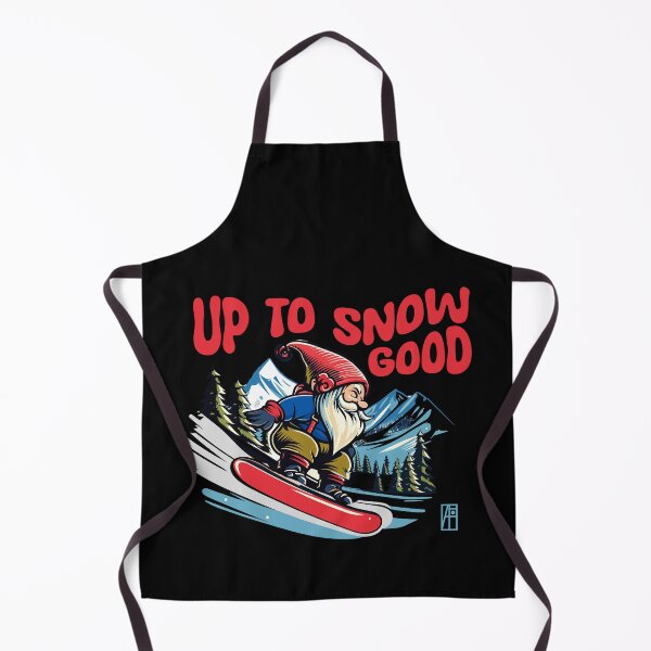 Item preview, Up to Snow Good - Snowboarder Gnome - Funny Christmas - Happy Holidays - Xmas designed and sold by ArtProjectShop.