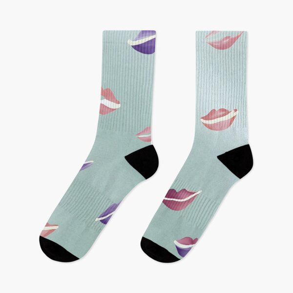 Item preview, Lots of woman lips on light green background, graphic art.  designed and sold by igvee.