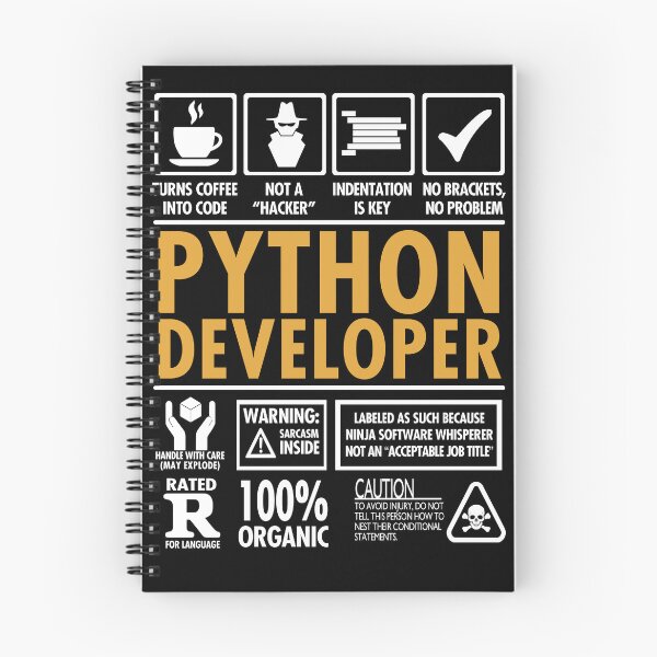 Item preview, Python Developer Programmer Funny Coder's designed and sold by Nerd Shizzle.