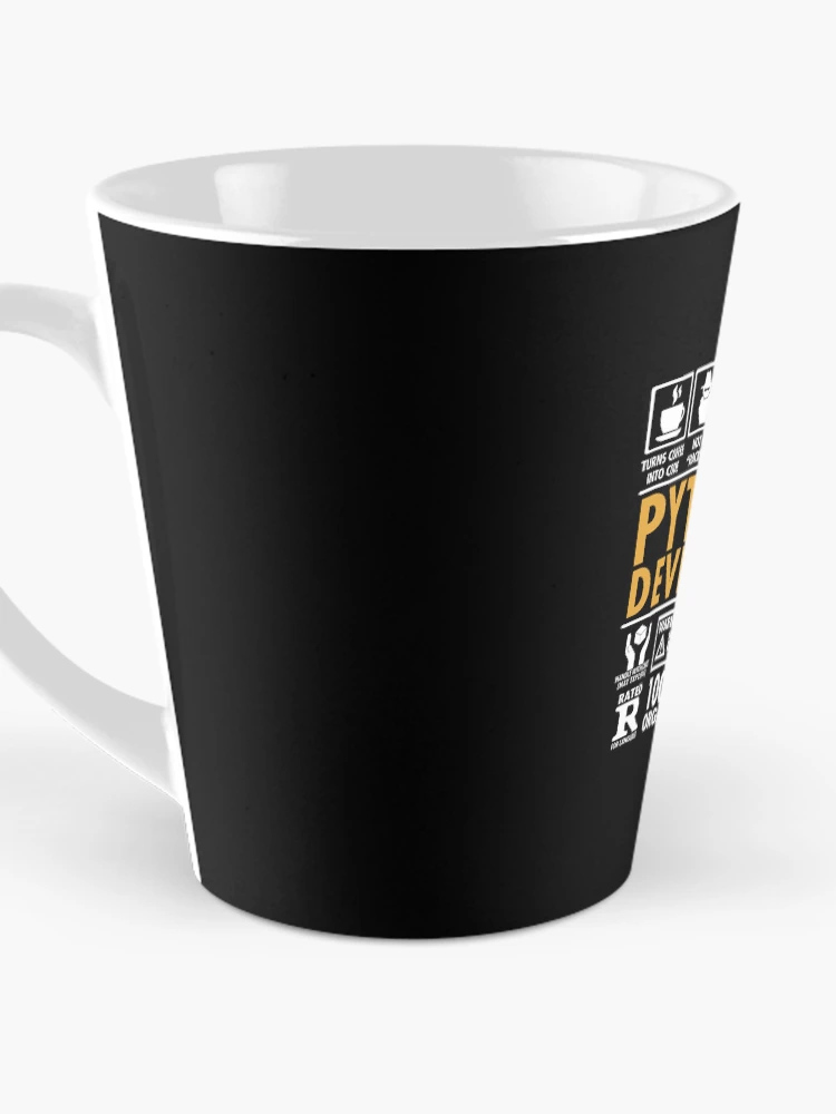 Thumbnail 3 of 4, Coffee Mug, Python Developer Programmer Funny Coder's designed and sold by Nerd Shizzle.
