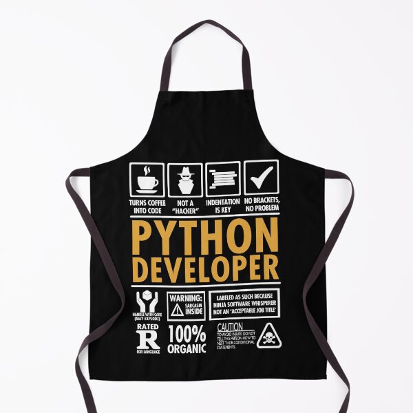 Item preview, Python Developer Programmer Funny Coder's designed and sold by Nerd Shizzle.
