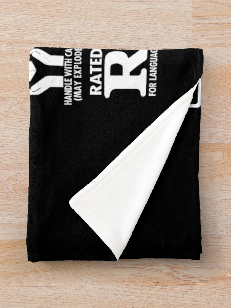 Thumbnail 3 of 6, Throw Blanket, Python Developer Programmer Funny Coder's designed and sold by Nerd Shizzle.