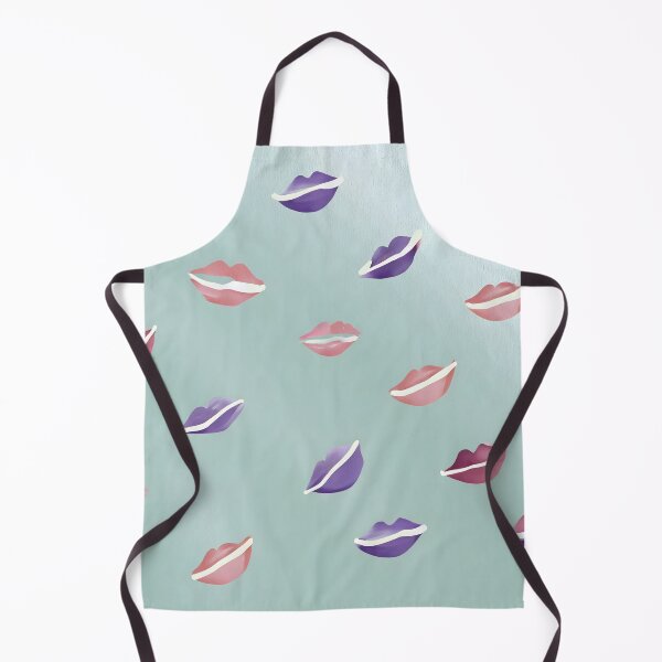 Item preview, Lots of woman lips on light green background, graphic art. designed and sold by igvee.