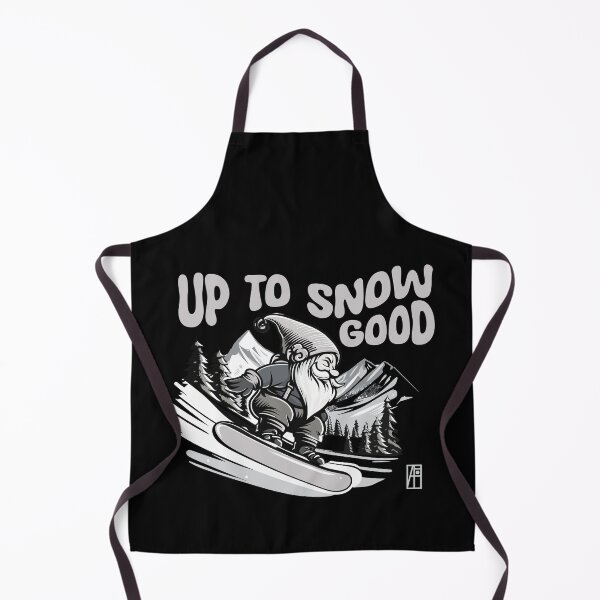 Item preview, Up to Snow Good - Snowboarder Gnome - Funny Christmas - Happy Holidays - Xmas designed and sold by ArtProjectShop.