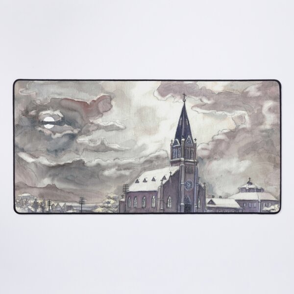 Item preview, Prescott AZ Midnight Snow - fine art print designed and sold by zyurelaie.