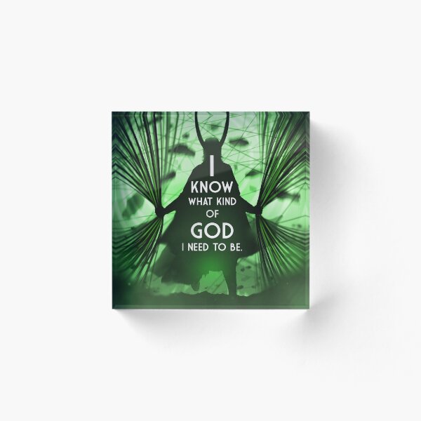 Item preview, “I know what kind of god I want to be” poster designed and sold by 1Creative-Name.