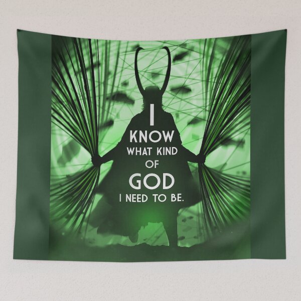 Item preview, “I know what kind of god I want to be” poster designed and sold by 1Creative-Name.