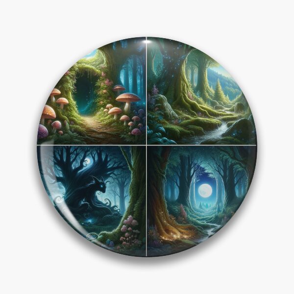 Item preview, Whispers of the Forest: Four Scenes of Enchantment designed and sold by darkfantasy-atk.