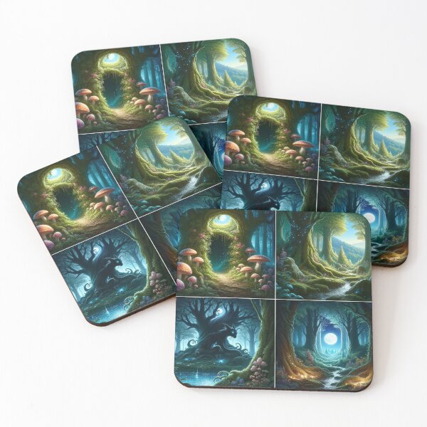 Item preview, Whispers of the Forest: Four Scenes of Enchantment designed and sold by darkfantasy-atk.