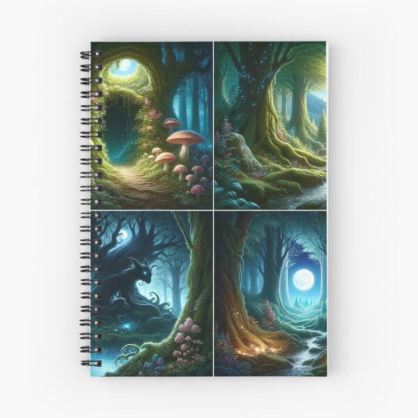 Item preview, Whispers of the Forest: Four Scenes of Enchantment designed and sold by darkfantasy-atk.